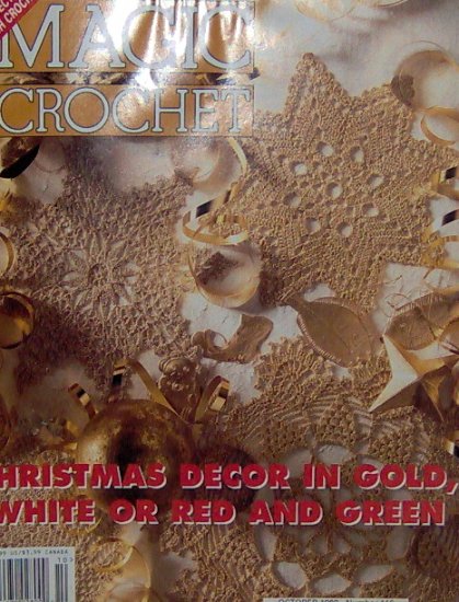Magic Crochet - Seasons Best - Hearts Tree Ornaments and Place Mats - October 1998 -116