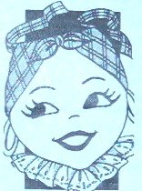 Vintage - Black Americana *GIRL* half Apron Pattern