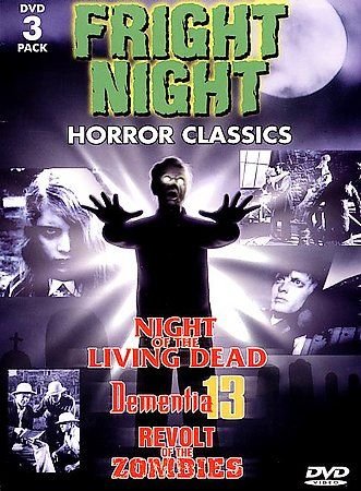 Fright Night: Horror Classics 3 Pack (DVD, 1998, 3-Disc Set) BRAND NEW