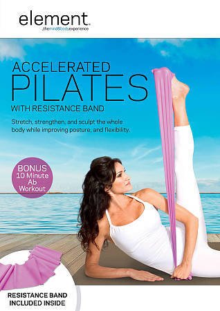 Element: Accelerated Pilates (DVD, 2012, With Band) LISA HUBBARD