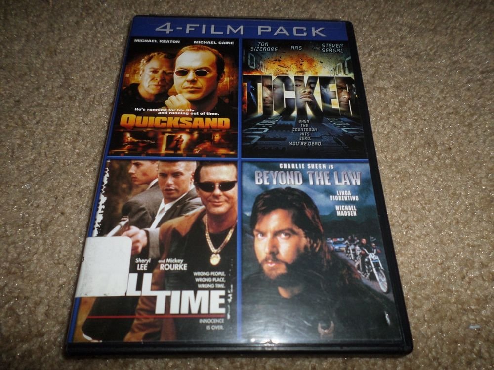 QUICKSAND/TICKER/FULL TIME/BEYOND THE LAW DVD