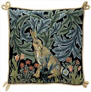 HARE Needlepoint KIT Beth Russell William Morris