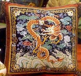 Chinese Dragon Needlepoint Kit by Glorafilia (gl5057)