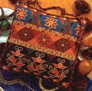Topkapi Cushion Needlepoint Kit by Glorafilia (gl5070)