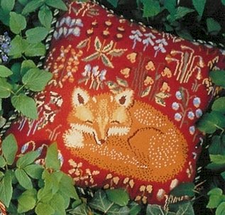 Medieval Fox Red Needlepoint Kit (glcr06r)
