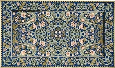 ACANTHUS RUG Needlepoint CANVAS Beth Russell William Morris