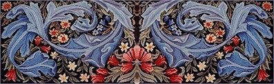 WILLIAM MORRIS Single PANEL Needlepoint CANVAS Beth Russell