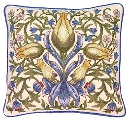 ARTICHOKE 2 Cushion Needlepoint CANVAS Beth Russell William Morris