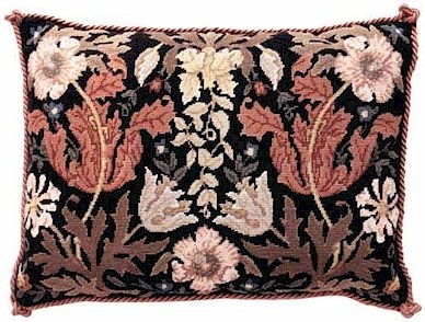 COMPTON Cushion Needlepoint KIT Beth Russell William Morris