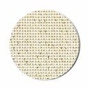 Metallic 18 mesh Mono DeLuxe Gold Eggshell 40" wide Needlepoint Canvas Zweigart (1285-028-40)