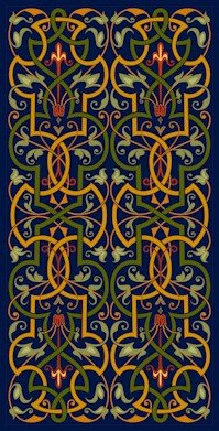Arabesque Rug Needlepoint Canvas (ar22-085r)