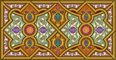 Arabesque Needlepoint Rug Canvas (ar19-053r)