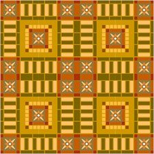 American Quilt Cushion Needlepoint Canvas (ar18-054c)