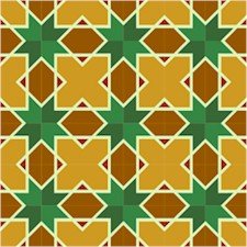 Star Quilt Pattern Needlepoint Canvas Lena Lawson (ar18-075c)
