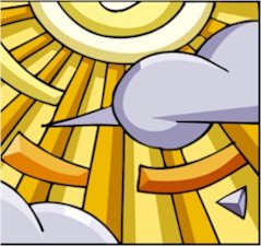 Abstract Clouds Needlepoint Canvas (ab1-5)