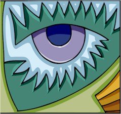Abstract Dragon Eye 2 Needlepoint Canvas (ab1-15)