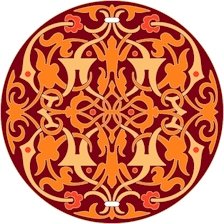 Arabesque Cushion Needlepoint Canvas Lena Lawson (ar9-ar-03c)