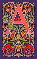 Initial Letter A Style Victorian Needlepoint Canvas (ar7-vic-a)