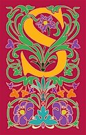 Initial Letter S Style Victorian Needlepoint Canvas (ar7-vic-s)