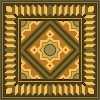 American Quilt Cushion Needlepoint Canvas (ar18-027smc)