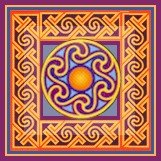 Celtic Spiral Cushion Needlepoint Canvas (ll-celtic-17-c)