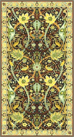 William Morris Bullerswood Carpet Rug Needlepoint Canvas (wm03r)