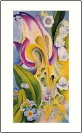 Georgia O'Keeffe From The Old Garden Needlepoint Design by Lena Lawson (ok -23)