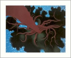 Georgia O'Keeffe Lawrence Tree Needlepoint Design by Lena Lawson (ok-34)