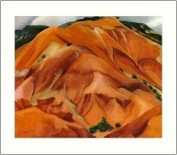 Georgia O'Keeffe The Mountain New Mexico Needlepoint Design by Lena Lawson (ok-65)