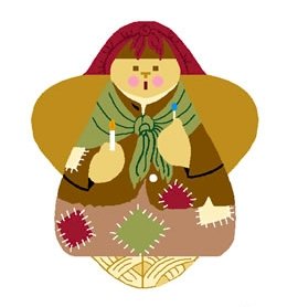 Needlepoint Canvas Poor Little Match Girl by In Good Company (LAS001)