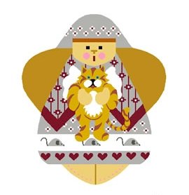 Needlepoint Canvas Adele Angel by In Good Company (LAS017)