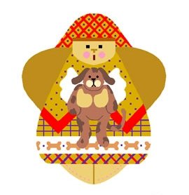 Needlepoint Canvas Cecelia Angel by In Good Company (LAS019)