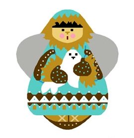 Needlepoint Canvas Aurora Angel by In Good Company (LAS048)