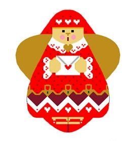 Needlepoint Canvas Valentine Angel by In Good Company (LAS053)