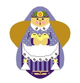 Needlepoint Canvas Easter Angel by In Good Company (LAS055)