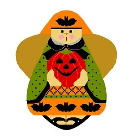Needlepoint Canvas Holloween Angel by In Good Company (LAS056)