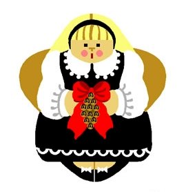 Needlepoint Canvas Jingle Bells Angel by In Good Company (LAS070)