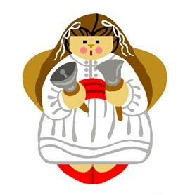 Needlepoint Canvas Silver Bells Angel by In Good Company (LAS071)