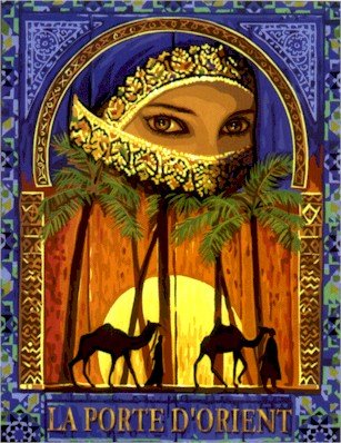 Needlepoint Canvas by Royal Paris La Porte d'Orient (royal_paris_142-424)