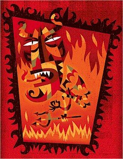 Needlepoint Canvas El Diablo ('Devil') (vg-001-r)