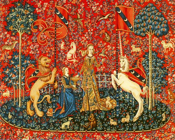 Needlepoint Canvas by Margot Dame a la licorne The lady and the Unicorn (margot-223-2808)
