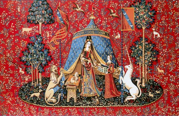 Needlepoint Canvas by Margot Dame a la licorne A mon seul desir (margot-253-2911)