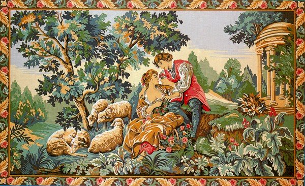 Needlepoint Canvas by Margot Verdure d'inspiration F.Boucher XVIII (margot-253-2914)