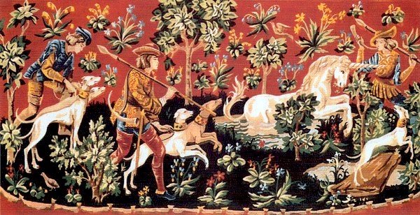 Needlepoint Canvas by SEG Chasse a la Licorne (seg-932-12)