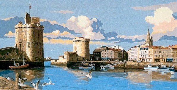 Needlepoint Canvas by SEG La Rochelle (seg-932-58)
