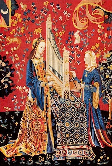 Needlepoint Canvas by SEG La dame a la Licorne L'Ouie (seg-933-6713)