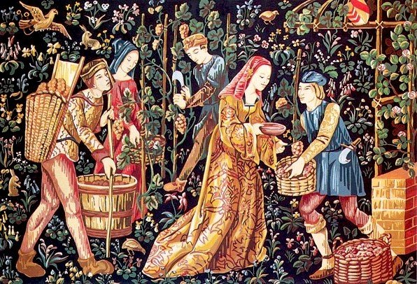 Needlepoint Canvas by SEG Les Vendanges XV siecle (seg-933-10)