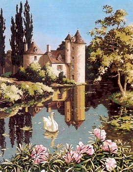 Needlepoint Canvas by SEG Le vieux manoir (seg-981-94)