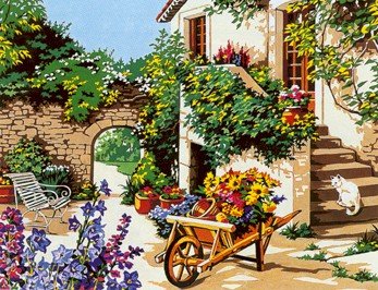 Needlepoint Canvas by SEG Lumiere d'ete (seg-981-143)