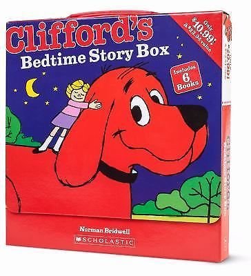 CLIFFORD'S BEDTIME STORY BOX - NORMAN BRIDWELL (PAPERBACK) NEW